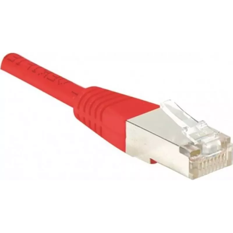 Exertis Connect 847133 Cat5e F/UTP tinklo komutacinis kabelis, 5 m, raudonas