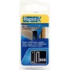 RAPID TOOLS Rapid siauro nugaros segtukai Typ 606, 18 mm, maža pakuotė, cinkuotos plieninės vielos, dervuotu paviršiumi, - 1 vnt. (40109529)