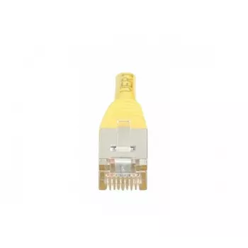 EXERTIS CONNECT Cat.5e F/UTP komutacinis kabelis, geltonas, 0,5 m, plonu lankstymo apsaugu 847161