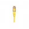 EXERTIS CONNECT Cat.5e F/UTP komutacinis kabelis, geltonas, 0,5 m, plonu lankstymo apsaugu 847161