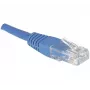 EXERTIS CONNECT Cat.6 U/UTP komutacinis kabelis, 0,5 m, mėlynas, su apsauginiais fiksatoriais 246700