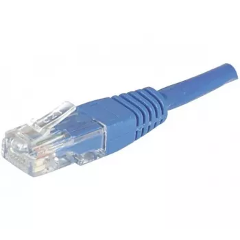 EXERTIS CONNECT Cat.6 U/UTP komutacinis kabelis, RJ45, mėlynas, 20 m, Snagless 246762