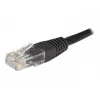 EXERTIS CONNECT Cat6 U/UTP komutacinis kabelis, 1 m, juodas, RJ45, su fiksatoriaus apsauga 246772