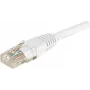 EXERTIS CONNECT CAT.6 U/UTP komutacinis kabelis, 2m, baltas, RJ45, su fiksatoriaus apsauga 246785