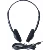 Exertis Connect ant ausų uždedamos ausinės su mikrofonu, 3,5 mm lizdas, juodos (059204)