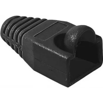 EXERTIS CONNECT RJ45 įtempimo mažinimo apsauga apvaliam kabeliui, juoda, 10 vnt. 253166
