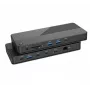 EXERTIS CONNECT KVM perjungiklis su dokine stotimi, HDMI 4K Ultra HD, LAN, 4 prievadų USB šakotuvas, audio, kortelių skaitytuvas (061110)