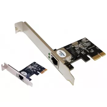 EXERTIS CONNECT 1 Gigabit PCI Express tinklo plokštė, standartinė ir žemo profilio 300555
