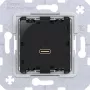 HAGER WAS4154 USB-C Power Delivery įkrovimo modulis 65W