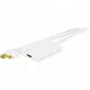EXERTIS CONNECT Mini DisplayPort 1.1 į HDMI konverteris su USB garsu, DP male + USB male į HDMI female, juodas 127406