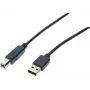 Exertis Connect 532408 USB 2.0 laidas, USB-A į USB-B, 1,8 m, pilkas