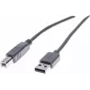 Exertis Connect 532408 USB 2.0 laidas, USB-A į USB-B, 1,8 m, pilkas
