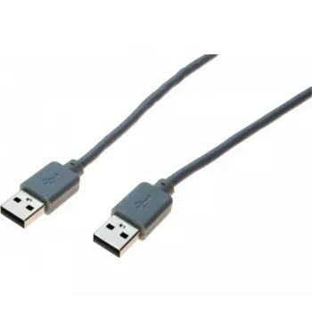 EXERTIS CONNECT USB 2.0 kabelis, USB-A male į USB-A male, pilkas, 2,0 m 532503
