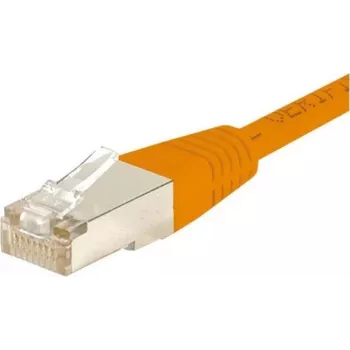 EXERTIS CONNECT Cat6 F/UTP komutacinis kabelis, oranžinis, 3,0 m, plonas apsauginis gnybtas 234130