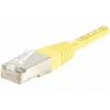 EXERTIS CONNECT Cat.6 F/UTP komutacinis kabelis, RJ45, geltonas, 3 m, plonas snagless apsauginis lizdas, 250 MHz, 10 Gbps 842301
