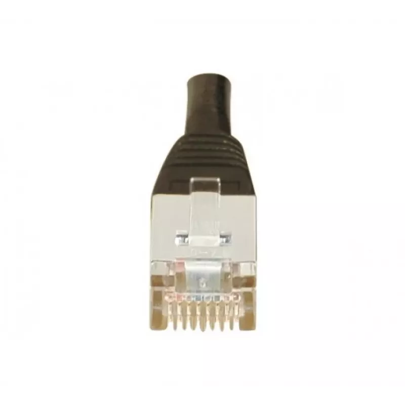EXERTIS CONNECT Cat.5e F/UTP komutacinis kabelis, RJ45, juodas, 1,0 m 847156