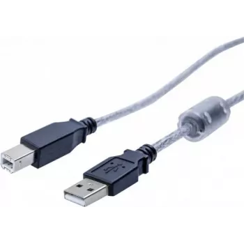 EXERTIS CONNECT USB 2,0 kabelis, USB-A vyriškas į USB-B vyriškas, 2,0 m, juodas 532535