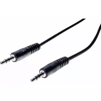 EXERTIS CONNECT 5m 3,5 mm stereo garso kabelis, vyriškas-vyriškas, juodas 108567