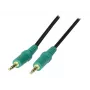 TECLINE garso kabelis, 3,5 mm stereo jack, vyriškas–vyriškas, 5,0 m, juodas 108897