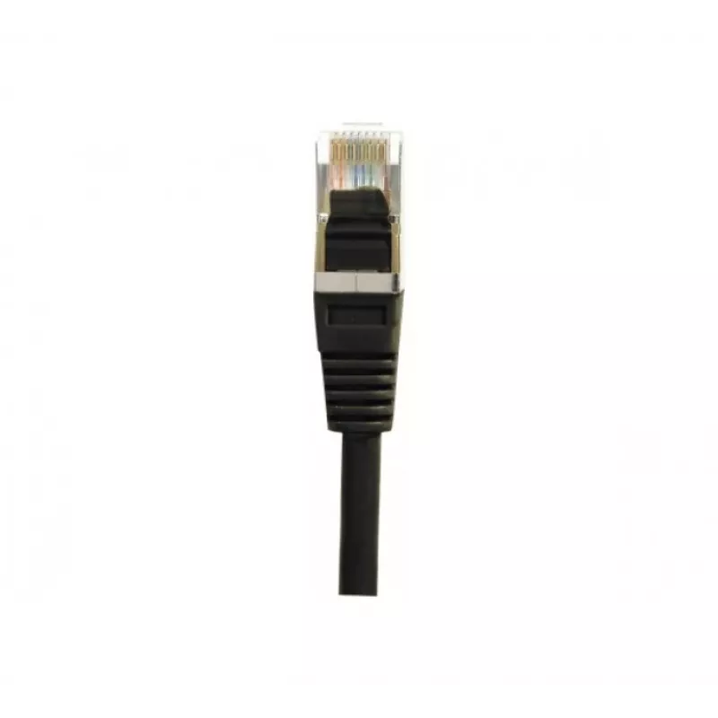 EXERTIS CONNECT Cat.6 F/UTP komutacinis kabelis, 20 m, juodas, plonas snagless apsauga, RJ45, 1 Gbps, 250 MHz 234280