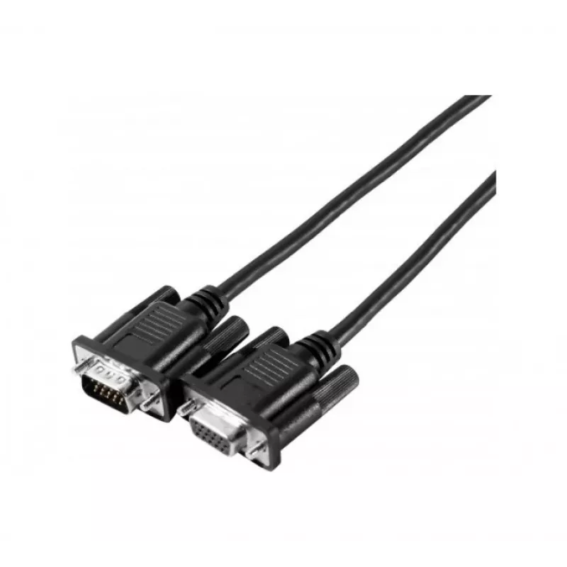 EXERTIS CONNECT SVGA monitoriaus kabelis Eco, 15-pin HD D-Sub vyriškas į moterišką, 3,0 m, juodas (117810)