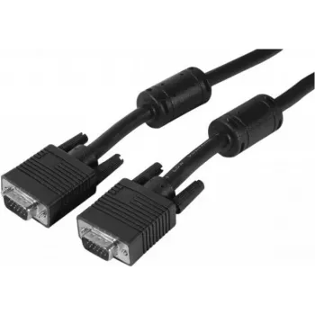 EXERTIS CONNECT SVGA monitoriaus kabelis, 15-pin HD D-Sub kištukas-kištukas, 15 m, juodas 119750