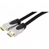 EXERTIS CONNECT High Speed HDMI kabelis su Ethernet, auksuoti kontaktai, pintas, 1,5 m, juodas 127899