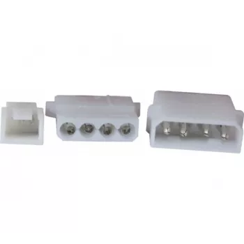 EXERTIS CONNECT Molex į 3 kontaktų ventiliatoriaus maitinimo adapterio kabelis 15cm (EXC146851)