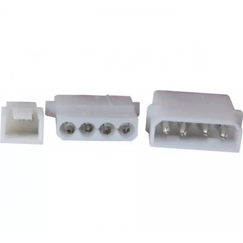 EXERTIS CONNECT Molex į 3 kontaktų ventiliatoriaus maitinimo adapterio kabelis 15cm (EXC146851)