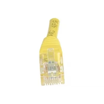 EXERTIS CONNECT Cat6 U/UTP komutacinis kabelis, RJ45, geltonas, 1,5 m, su apsauga nuo užkabinimo EXC245740