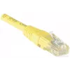 EXERTIS CONNECT Cat6 U/UTP komutacinis kabelis, RJ45, geltonas, 1,5 m, su apsauga nuo užkabinimo EXC245740
