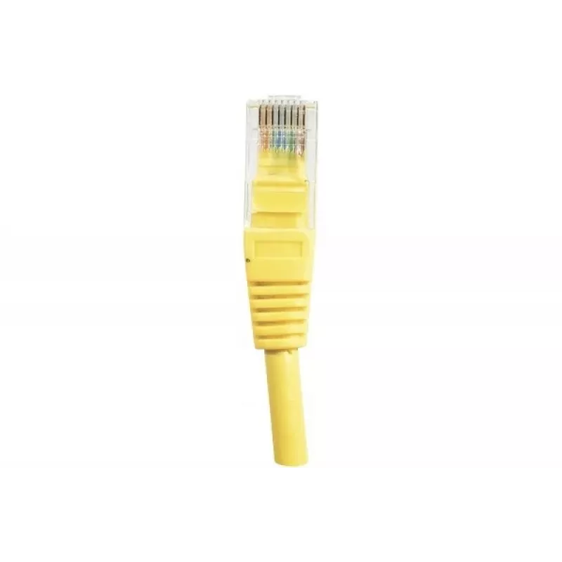 EXERTIS CONNECT Cat6 U/UTP komutacinis kabelis, RJ45, geltonas, 1,5 m, su apsauga nuo užkabinimo EXC245740
