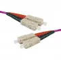 Exertis Connect OM4 šviesolaidinis komutacinis kabelis, SC Duplex į SC Duplex, UPC, 20 m, 50/125 µm, HD, 2 mm 392818