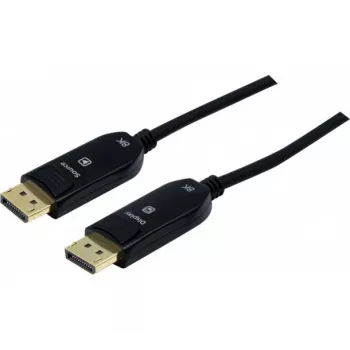 EXERTIS CONNECT DisplayPort 1.4 hibridinis šviesolaidinis kabelis, 8K, DisplayPort male į DisplayPort male, 50 m (128069)