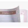 LE DAUPHIN Manifold Commandes A4 dublikatiniai užsakymo blankai, 2 dalių be anglies popieriaus, 297 x 210 mm, 50 rinkinių bloknotelyje 1272D