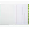 Le Dauphin Schedule Ledger Book A4, 96 puslapiai, 12 stulpelių, žaliu viršeliu 39721D