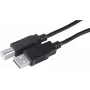 Exertis Connect USB 2.0 kabelis A į B Male 3m juodas 532450