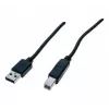 Exertis Connect USB 2.0 kabelis A į B Male 3m juodas 532450