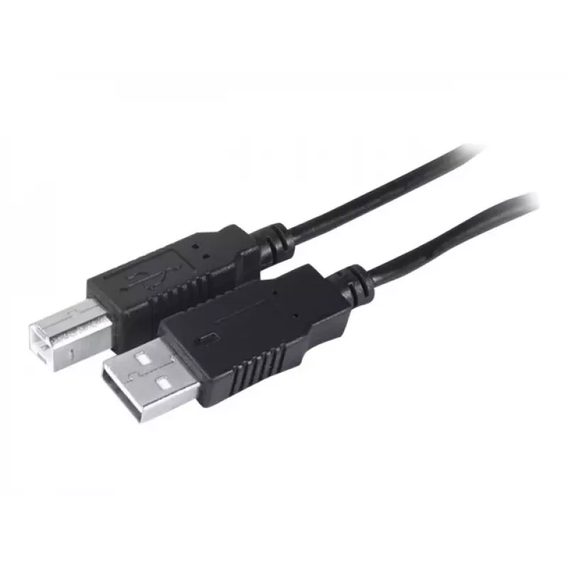 Exertis Connect USB 2.0 kabelis A į B Male 3m juodas 532450