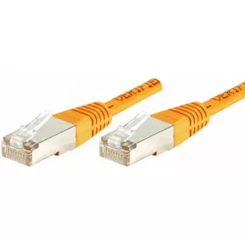 EXERTIS CONNECT CAT.6 F/UTP komutacinis kabelis, 5m, oranžinis, LSZH, plonas snagless 234140