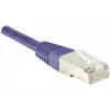 EXERTIS CONNECT Cat6 F/UTP komutacinis kabelis, violetinės spalvos, 1,0 m, plonas apsauginis antgalis 234170
