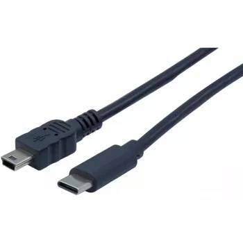 EXERTIS CONNECT USB-C į Mini-USB Type B kabelis, 2,0 m, juodas 532451