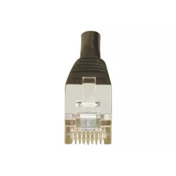 EXERTIS CONNECT Cat6 F/UTP komutacinis kabelis, 3 m, juodas, plonas snagless laikiklis 234250