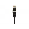 EXERTIS CONNECT Cat6 F/UTP komutacinis kabelis, 3 m, juodas, plonas snagless laikiklis 234250
