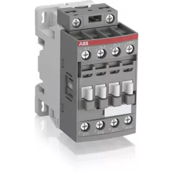 ABB AF16-30-01-13 3 polių kontaktorius, 100-250 V AC/DC ritė, 18 A, 1NO pagalbinis kontaktas 1SBL177001R1301