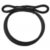 Master Lock 72EURD apsauginis kabelis su kilpomis, 4,5 m pintas plienas, juodas