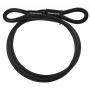 Master Lock 72EURD apsauginis kabelis su kilpomis, 4,5 m pintas plienas, juodas