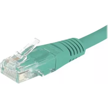 EXERTIS CONNECT Cat6 U/UTP komutacinis kabelis, 5 m, žalias, RJ45, su fiksatoriaus apsauga 244750