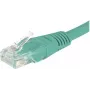 EXERTIS CONNECT Cat6 U/UTP komutacinis kabelis, 5 m, žalias, RJ45, su fiksatoriaus apsauga 244750
