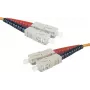EXERTIS CONNECT LWL komutacinis kabelis Eco, 50/125 µm, OM2 daugiamodis, SC Duplex jungtis/jungtis, oranžinis, 10,0 m UPC Polish 392696
